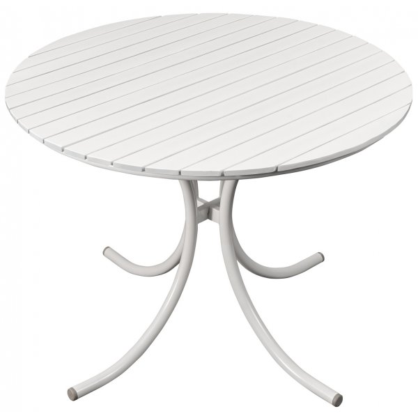 Holm� bord 103 cm - Vit