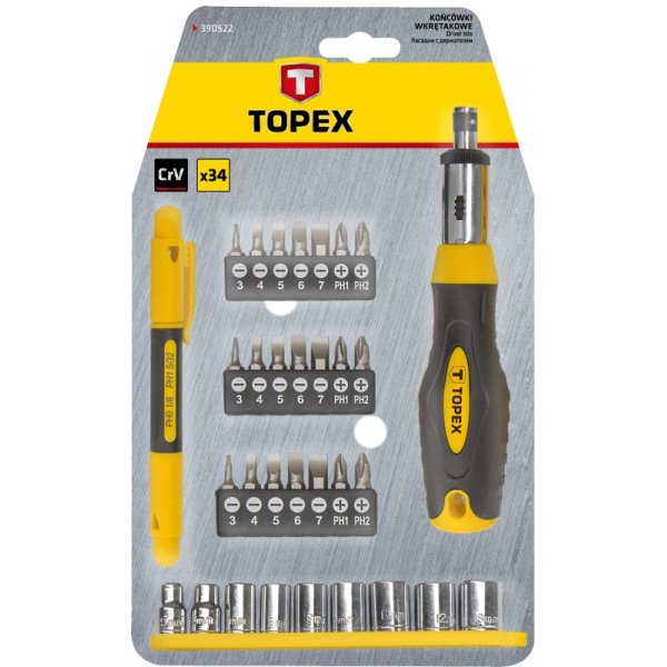 Bits- & hylssats med handtag Bits- & hylssats med handtag