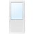 PVC-Fönsterdörr - 3-glas - Utåtgående - U-värde 0.96
