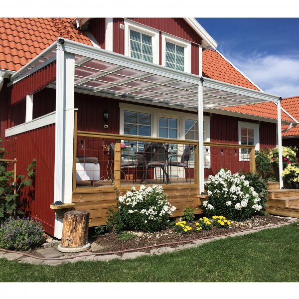 Balkontag 5,6x3,0m | Ekstra hj | Kanal plast / aluminium