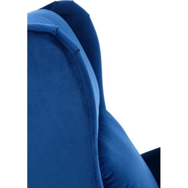 Reclinerf�t�lj i bl�tt tyg