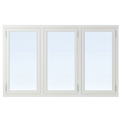 3-glasfönster Trä utåtgående - 3-Luft - U-värde 1,1
