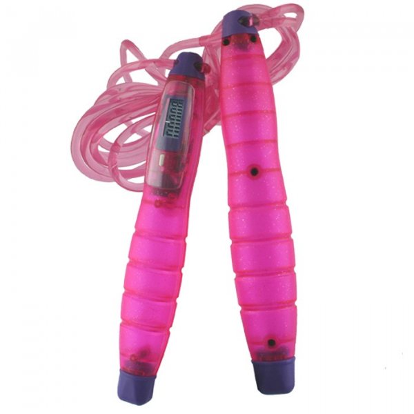 Hopprep med räknare (lila) Hopprep med räknare (lila)