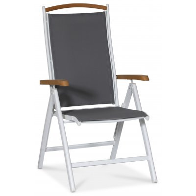 Ebbarp positionsstol hvid aluminium - Gr/Eg/Hvid