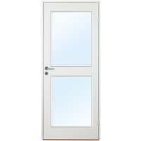 Innerdörr Orust - Kompakt dörrblad, slätt med 2 glasparti G03 Innerdörr Orust - Kompakt dörrblad, slätt med 2 glasparti G03