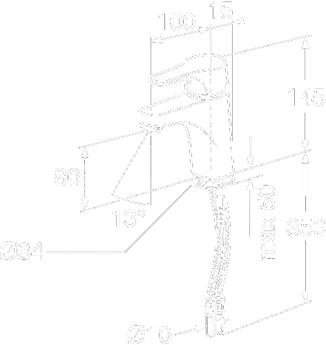 Gustavsberg Nautic tvättställsblandare med kedjefäste, utan bottenventil Gustavsberg Nautic tvättställsblandare med kedjefäste, utan bottenventil