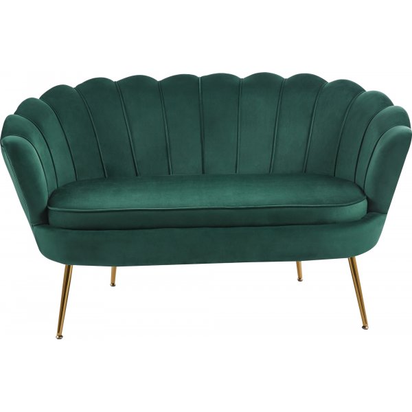 2-sits soffa gr�n/m�ssing - Kingsley