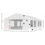 Partytelt Eco 1 i PE - 4 x 9 m