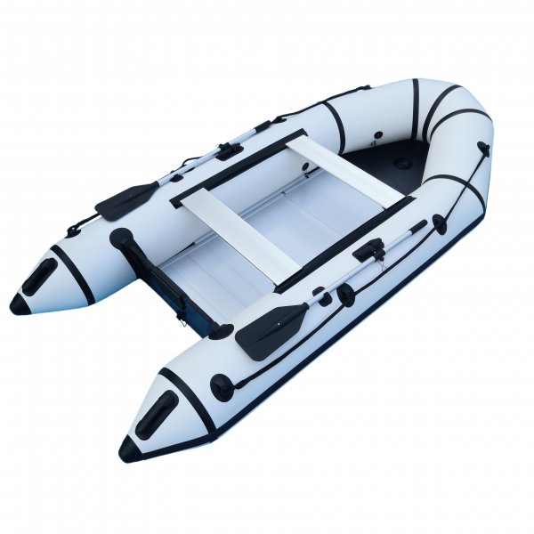 Gummibåt 330 cm - Svart och Vit Gummibåt 330 cm - Svart och Vit