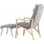 F�r� loungestol - Ljusgr�/Whitewash