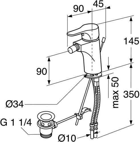 Gustavsberg Nautic med lyftventil Gustavsberg Nautic med lyftventil