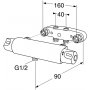 Gustavsberg Nautic 160/40 c-c termostat