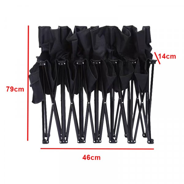 Hopf�llbar campingb�nk � plats f�r 6 personer