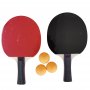 2x Pingisrack med 3x bollar