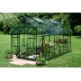 Vxthus Magnum - 9,9 m Svart med Hrdat glas