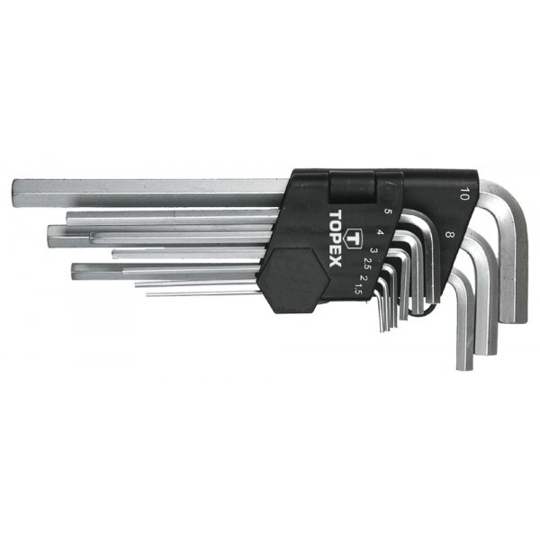 Insexnyckelset 1,5 - 10 mm, 9 delar