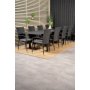 Holma Matgrupp (160x100) - Svart - 8 Stolar