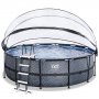 Pool 450 cm Premium + Kupoltak & vrmepump