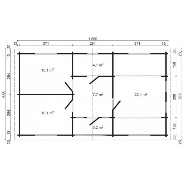 Fritidshus Gränna - 55.5 m² Fritidshus Gränna - 55.5 m²