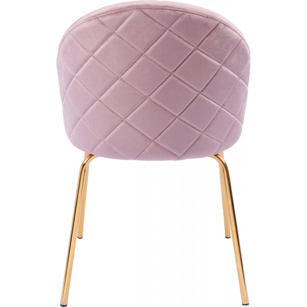 Stol rosa med guldiga ben - Plaza Stol rosa med guldiga ben - Plaza