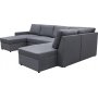 B�ddsoffa U-form m�rkgr� - Dream