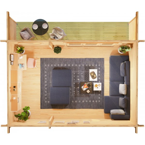 Attefallshus Torvald - 26 m² Attefallshus Torvald - 26 m²