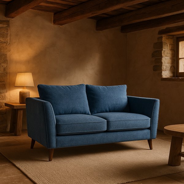 Soffa County 2-sits - Bl� Chenille