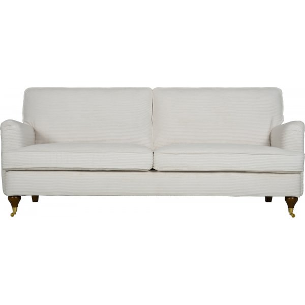 Howard 3-sits soffa - Beige manchester