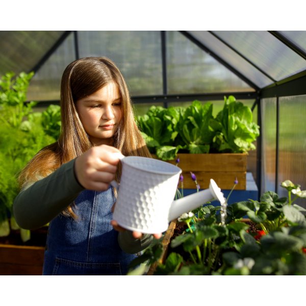 Canopia Mythos Polycarbonate Drivhus 4,6 m² - Mørkegrå Canopia Mythos Polycarbonate Drivhus 4,6 m² - Mørkegrå