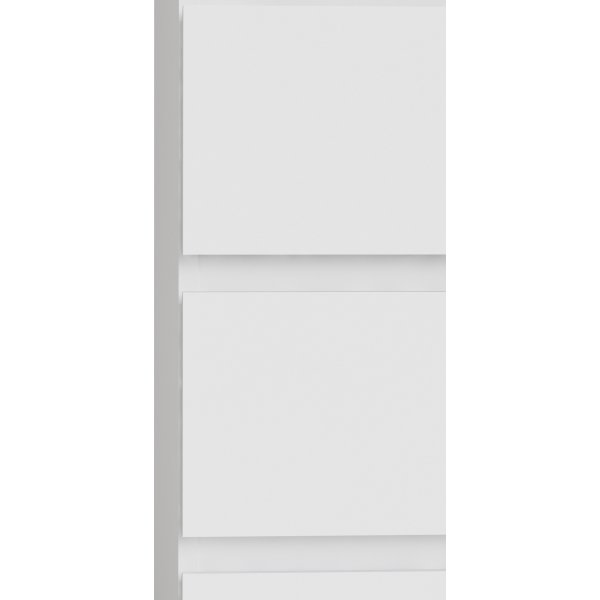 Nova Byr� vit med 5 l�dor 40 cm bred och 106,5 cm h�g