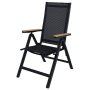 Positionsstol tr�dg�rdsstol svart textilene ek-aintwood armst�d