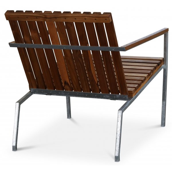 Alva ftlj - Teak / Galvaniserat stl