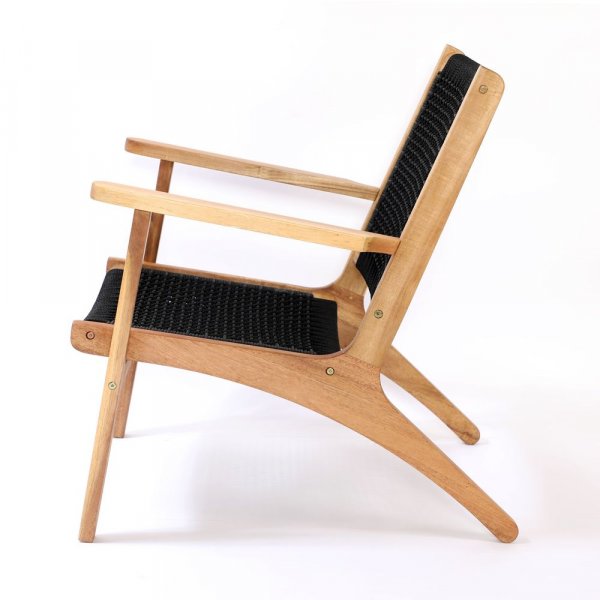 Lekvall stol - Svart rep/Akacia