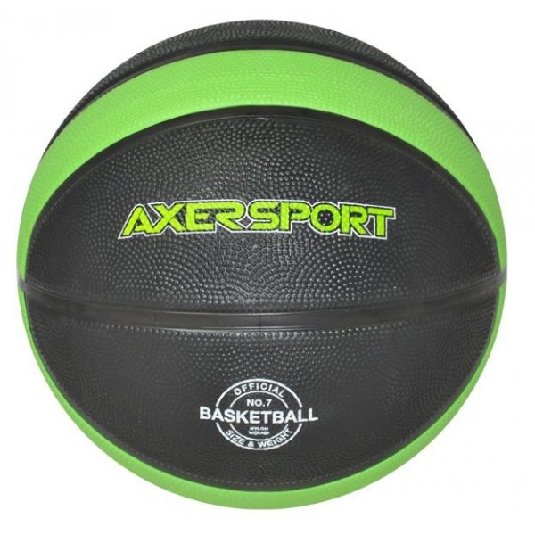 Basketboll - svart & grn (stl 7)