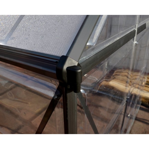 Canopia Balance Polycarbonat Drivhus 11,9 m² - Mørkegrå Canopia Balance Polycarbonat Drivhus 11,9 m² - Mørkegrå