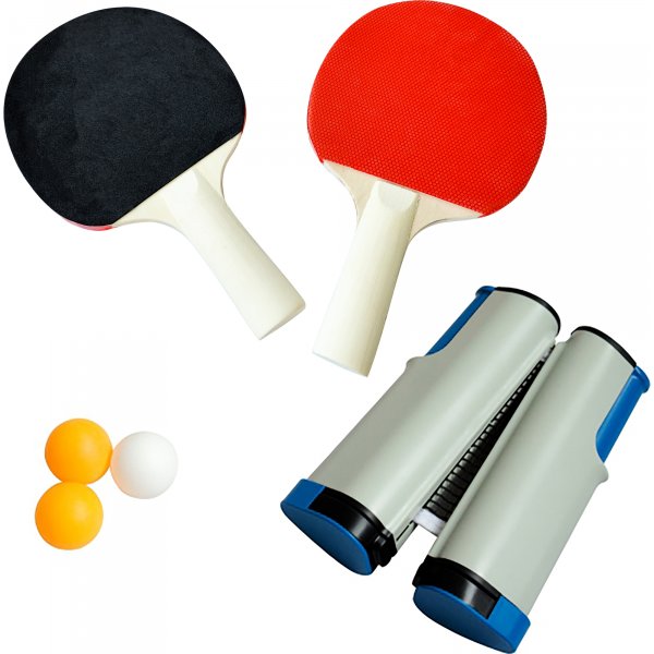Tischtennis-Set mit klappbarem Netz
