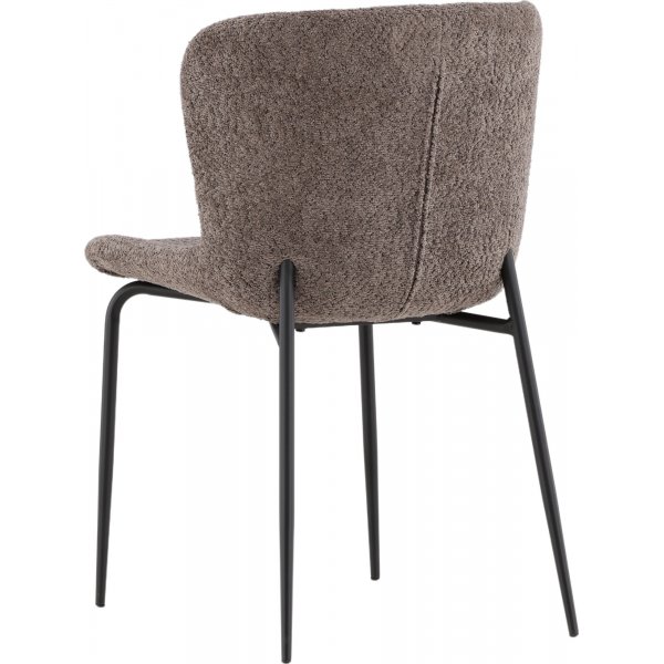 Modesto matstol - Brun boucle