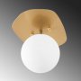 Well taklampa 11671 - Guld/vit
