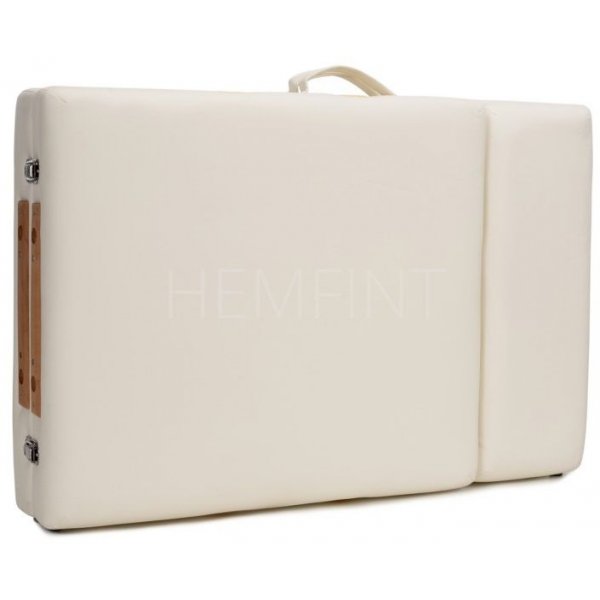 Massagebänk med träben - 4 zoner - Enfärgad Massagebänk med träben - 4 zoner - Enfärgad