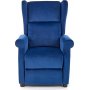 Reclinerf�t�lj i bl�tt tyg