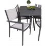 Holma Matgrupp (160x100) - Svart - 8 Stolar