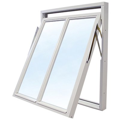 Vridfönster med bågpost - 3-glas - Trä - U-värde: 1,1