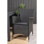 Holma Spisegruppe (160x100) - Svart - 4 Stole