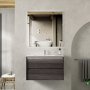 Badezimmerpaket - Monaco | Soft-Close-Schubladen & LED-Spiegel | 80 cm
