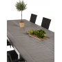 Ekens Matgrupp (224x100) - Svart/Gr/Vit - 8 Stolar