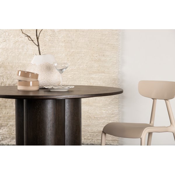 Matbord Olivia runt 110 cm Mocca