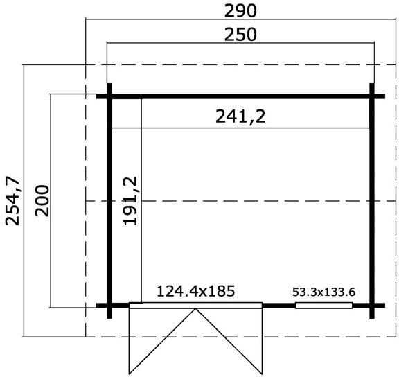 Friggebod Anders B - 5 m² Friggebod Anders B - 5 m²