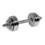 Hantelset - Kromade vikter & hantel - 15 kg
