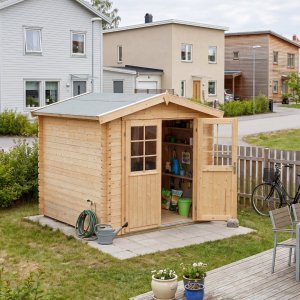 Abstellraum Ingrid B - 5,0 m� - 28 mm Holz