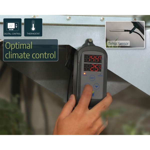 Portabel värmefläkt med termostat - 2400W (upp till 18 m³) Portabel värmefläkt med termostat - 2400W (upp till 18 m³)